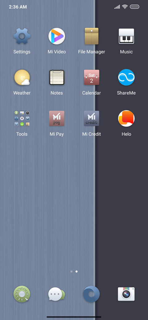 Business gray blue screenshot