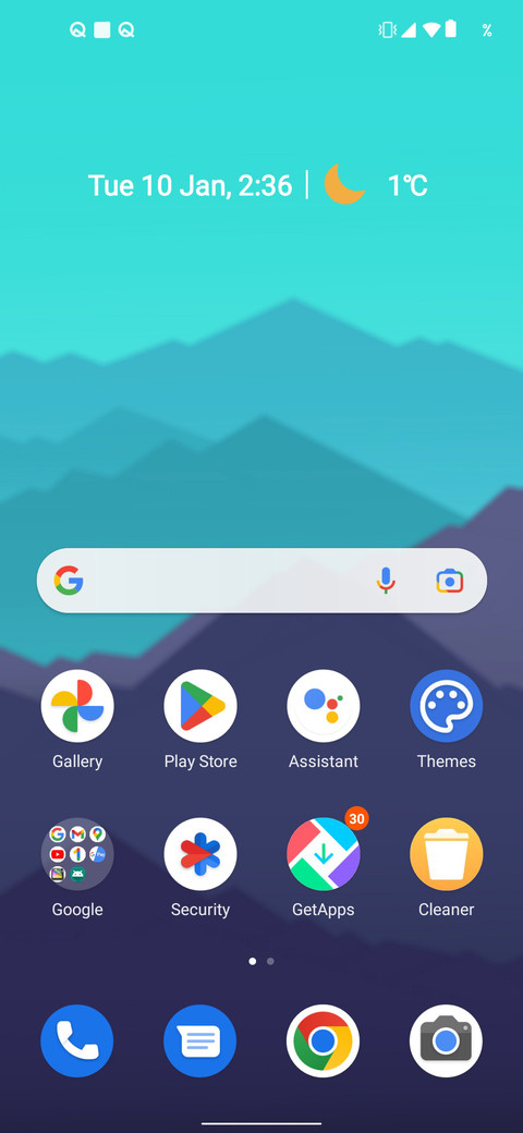 Droid T screenshot