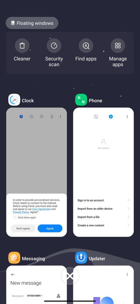 Origin os v12 screenshot