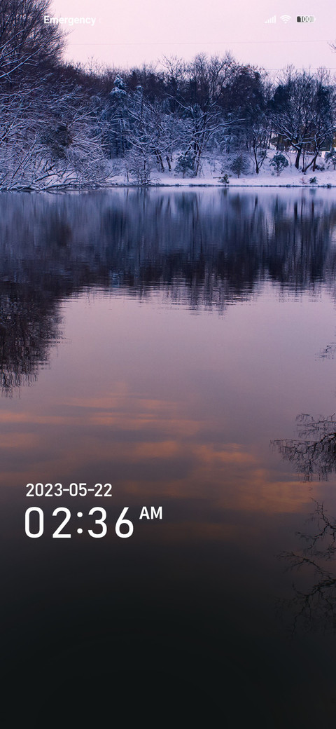 Morning snow screenshot