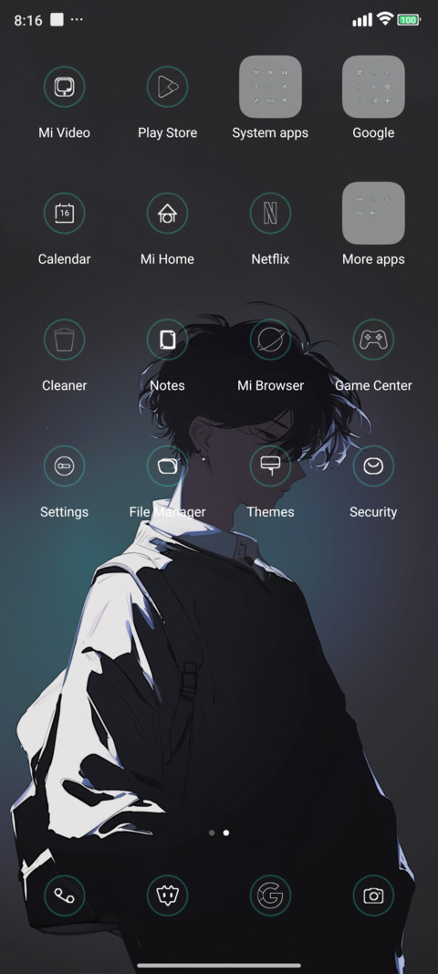 simple dark screenshot
