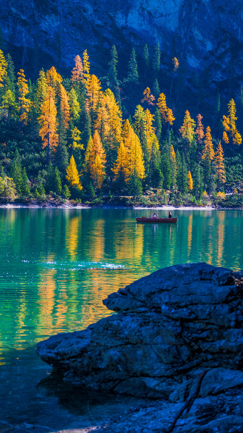 Lake in autumn screenshot