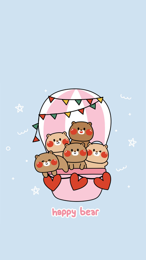 Cute cartoon animal illustrations screenshot