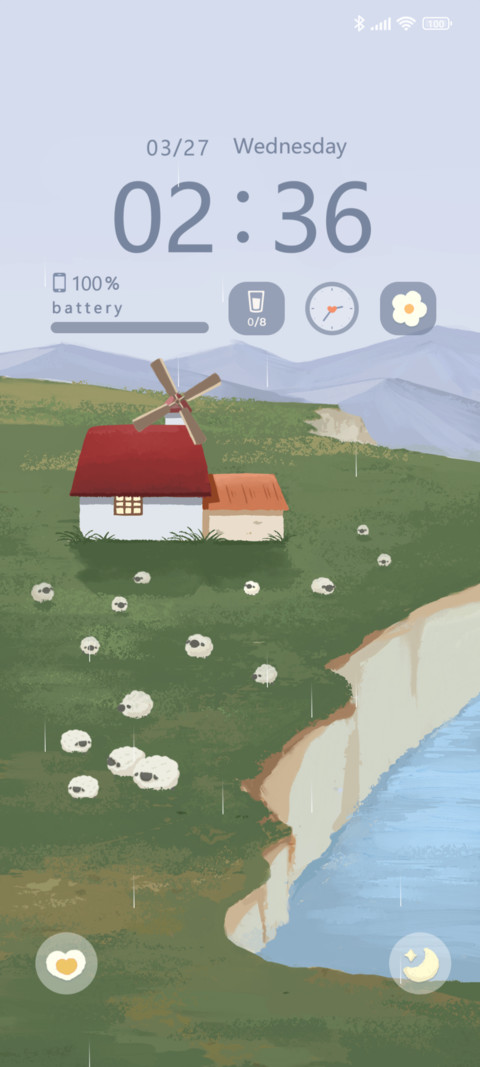 Green grass double screenshot