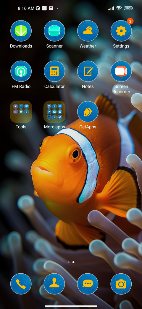 water clownfish screenshot