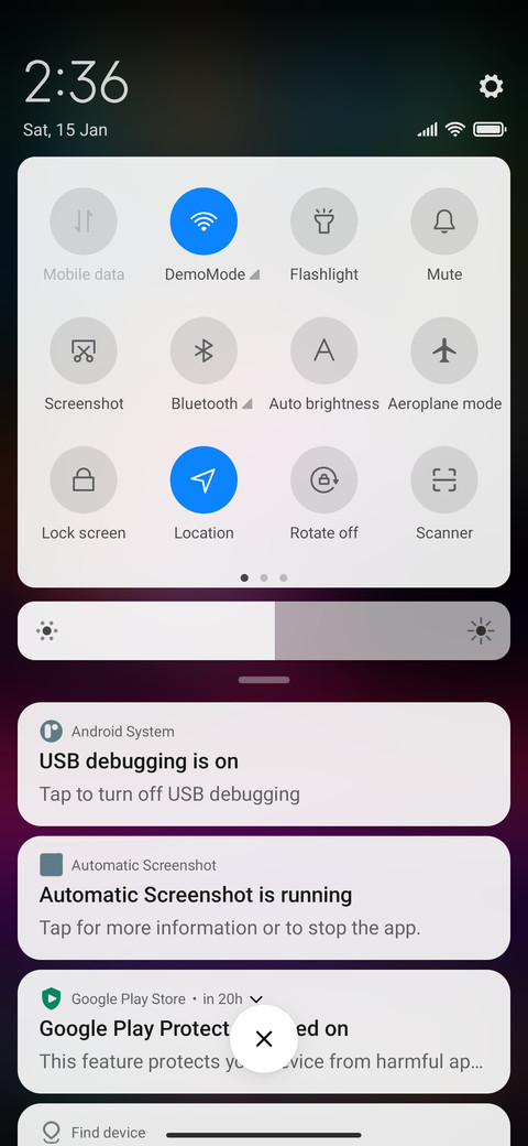 Memory screenshot