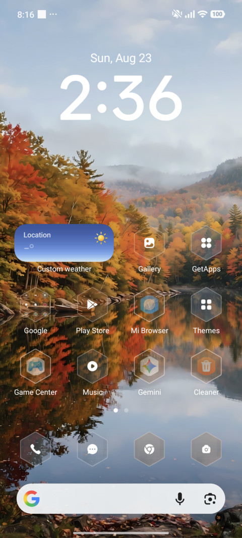 Autumn Reflection screenshot
