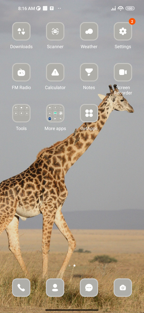 Giraffe screenshot