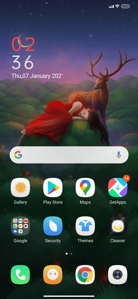 Sleeping screenshot
