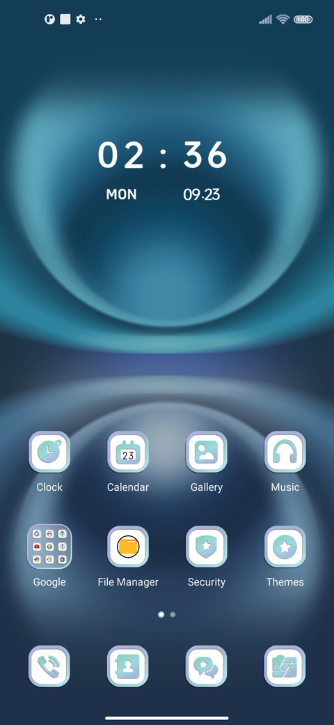 Purple light screenshot