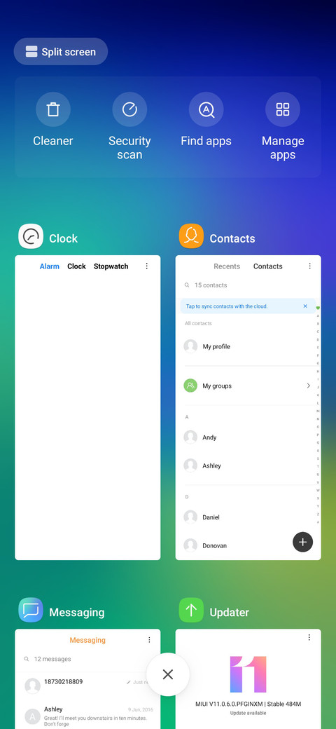 Samsung ExperenceUI screenshot