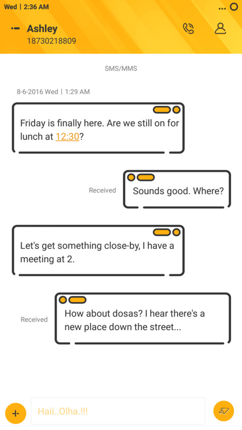 Yellow screenshot