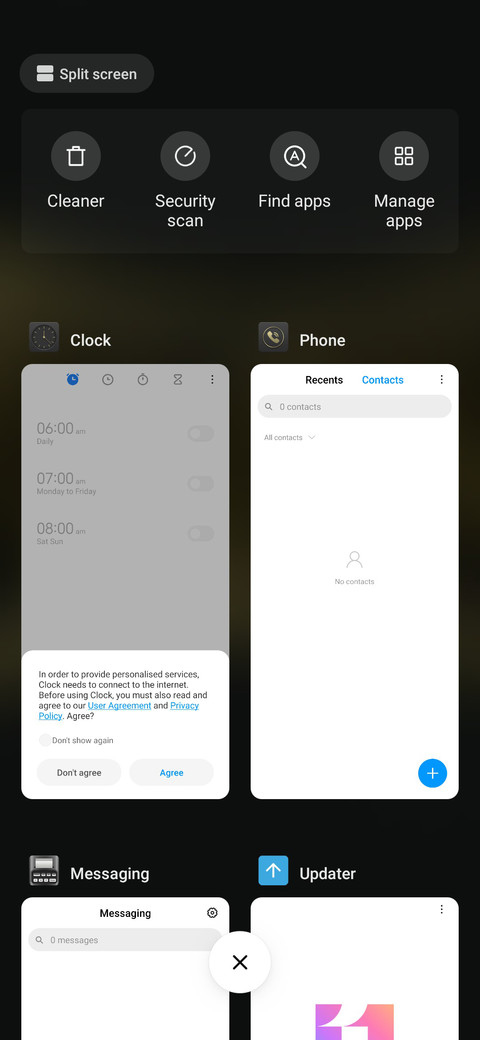 Gear clock screenshot