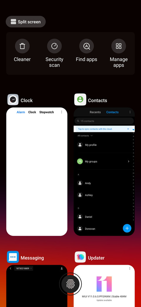 NgocVinh Dark UI screenshot
