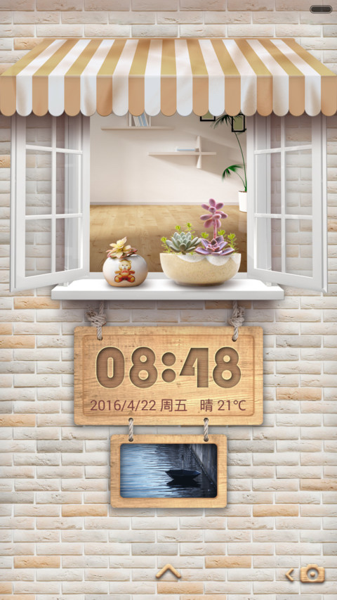 西窗(动态锁屏+动态时钟) screenshot