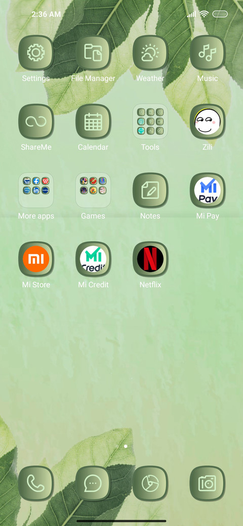 Leaves screenshot