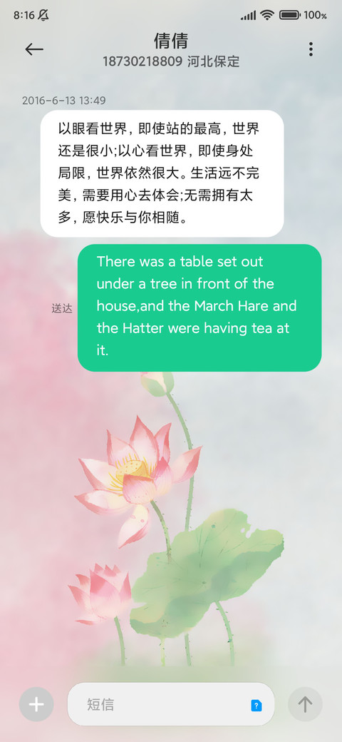 简约水墨荷花 screenshot