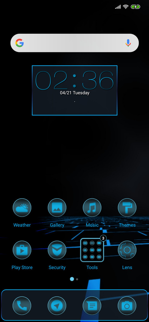 Blue Aliens screenshot