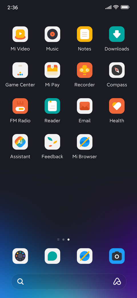 Simple round color screenshot