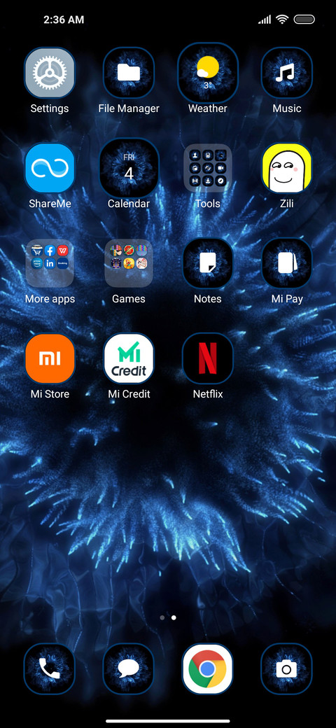 Abstract Dark Blue screenshot