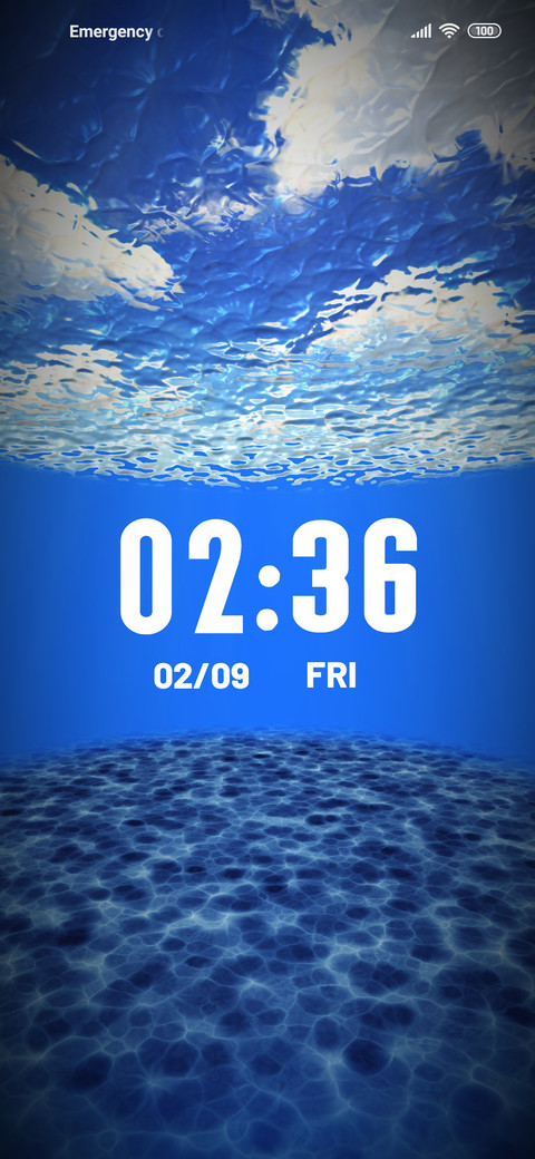 In the clear water screenshot