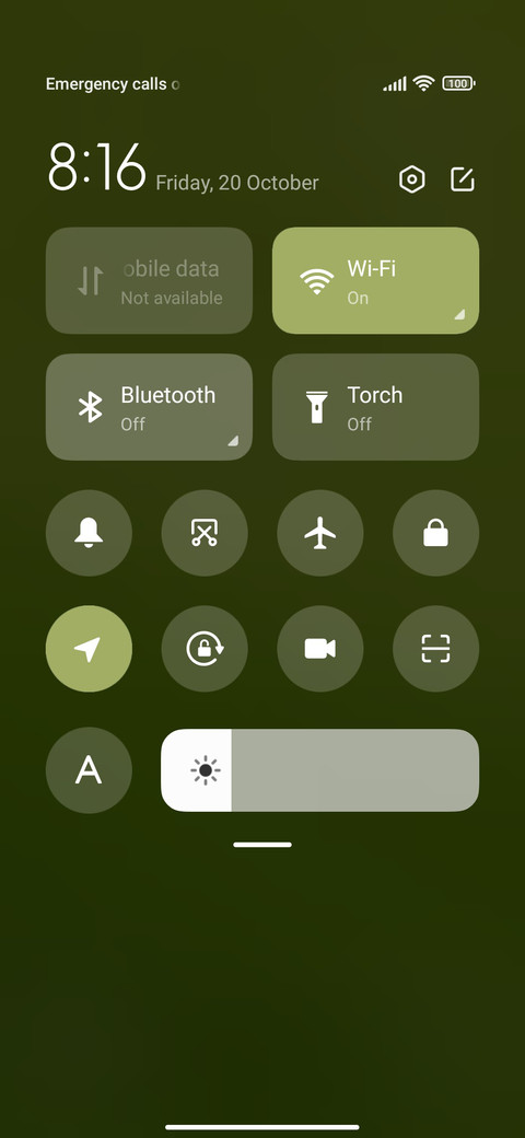 View finding screenshot