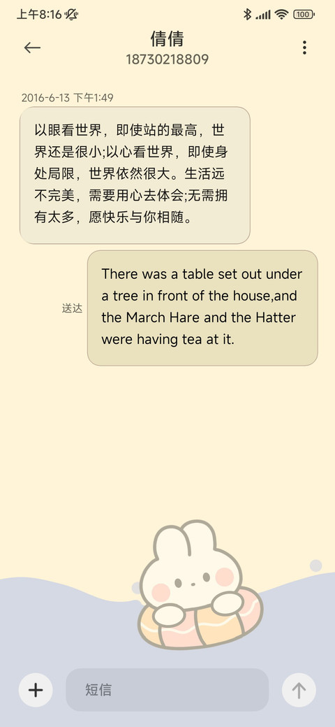 扁平夏日兔兔 screenshot