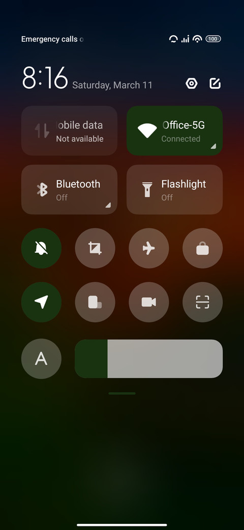 Sunset screenshot
