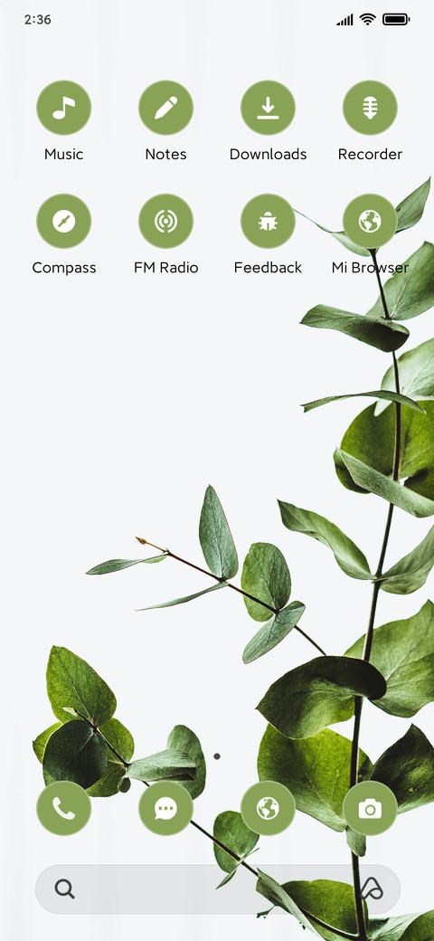 Minimal Leaf screenshot