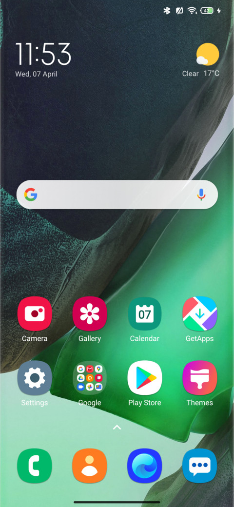 Galaxy Note 20 screenshot