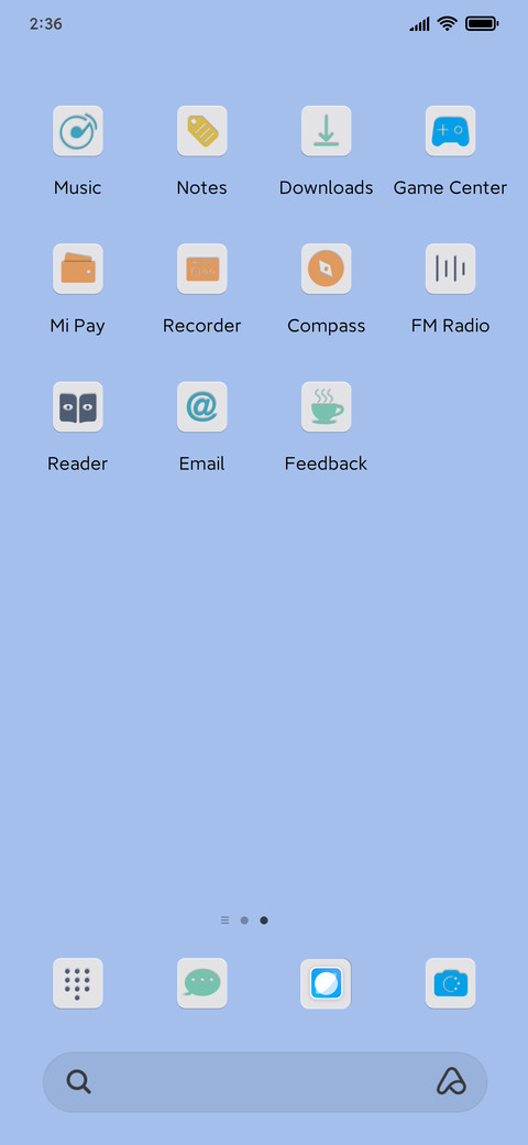 Ultra-simple clock screenshot