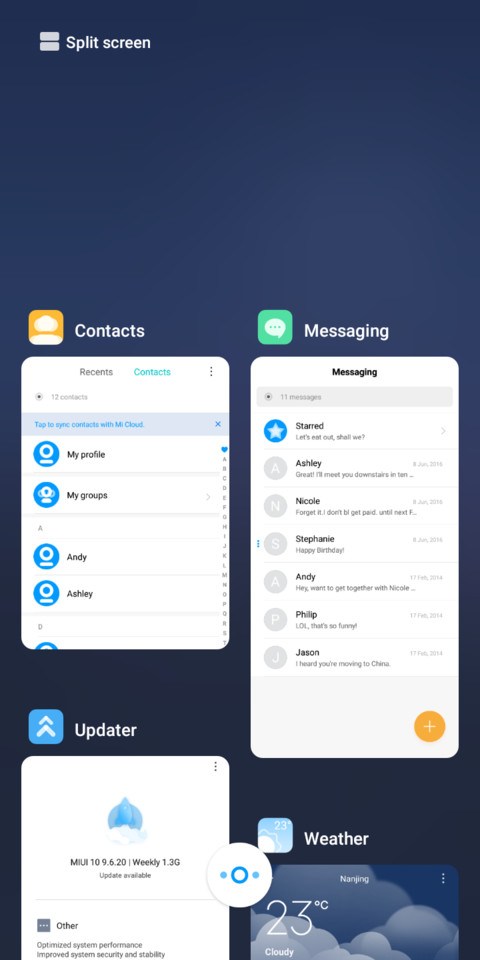 M  screenshot