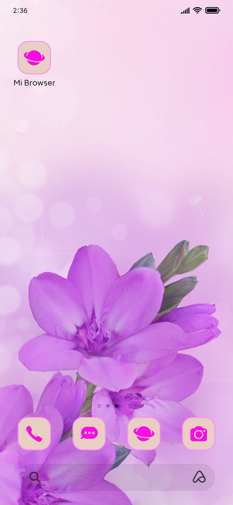 pastel blossom screenshot