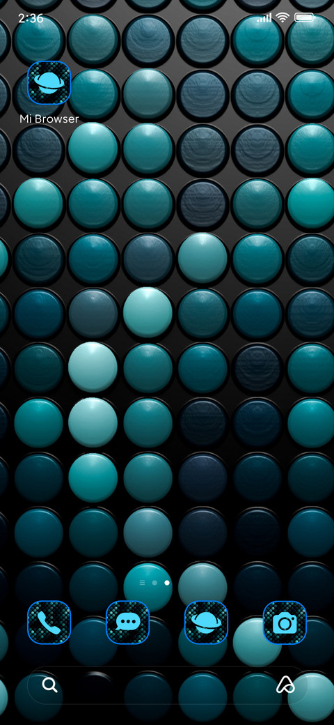 abstract circles screenshot
