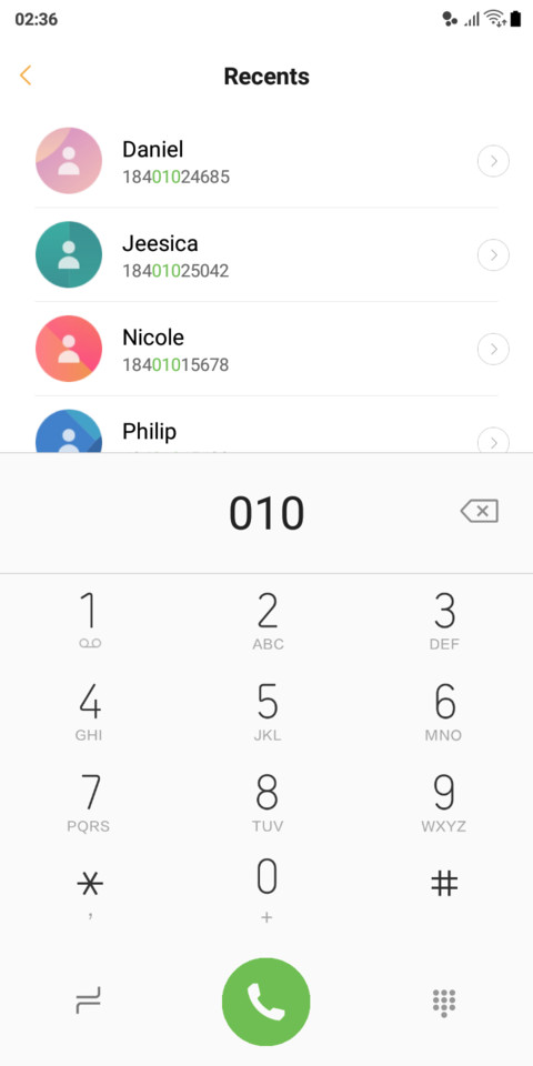 Samsung Experienc screenshot