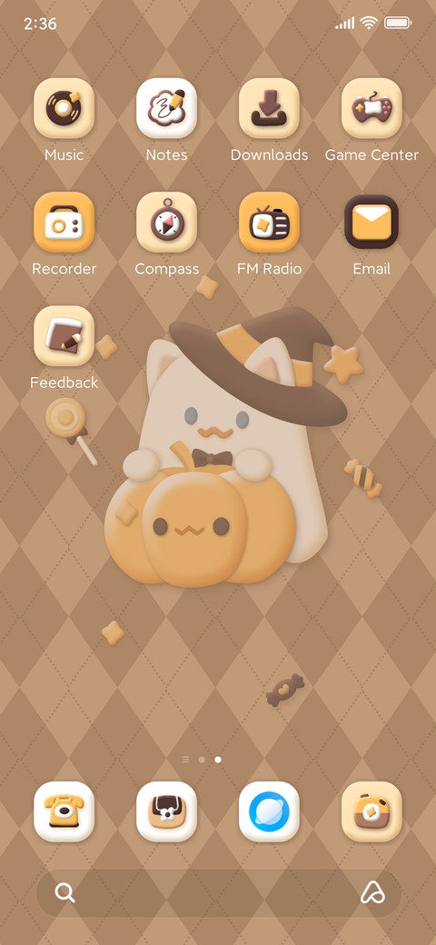 Pumpkin Cat 3D screenshot