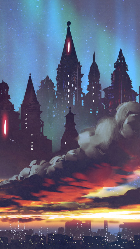 The mysterious castle in the sky screenshot