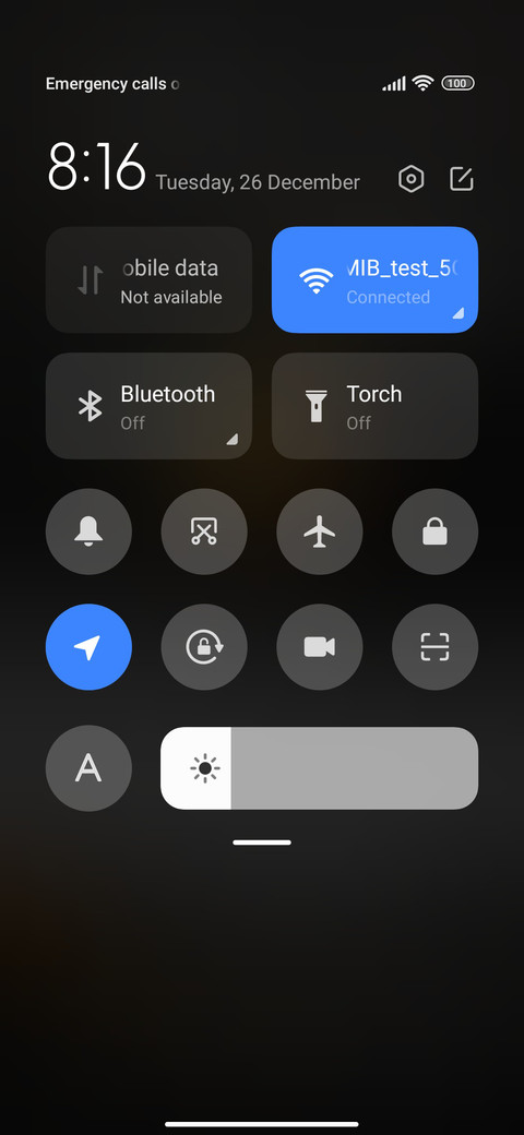 Setting sun screenshot