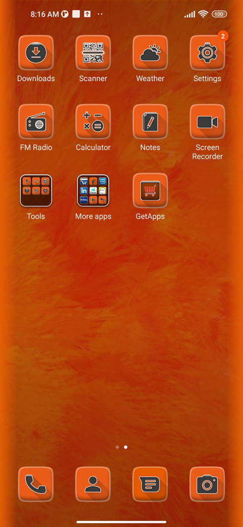 Orange v12 screenshot