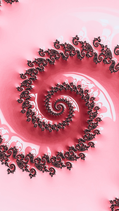 Pink abstract wave screenshot