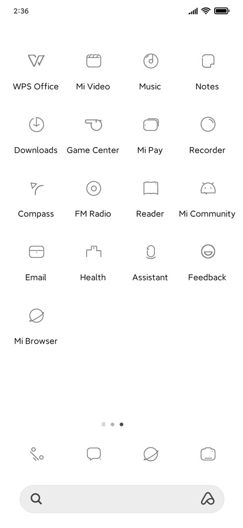 White screenshot