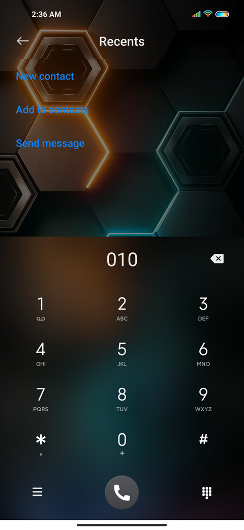 Business hexagon screenshot