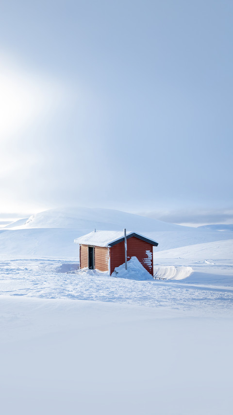 Knallen waffel hut at the top of Bruksvallarna Sweden screenshot