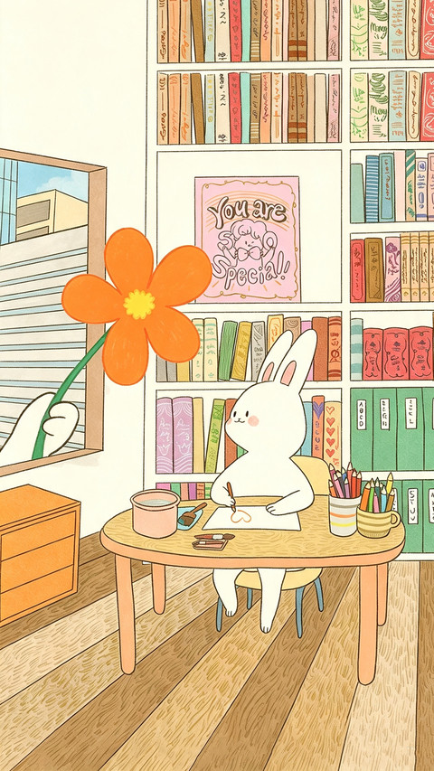 可爱兔子-锐景创意 screenshot