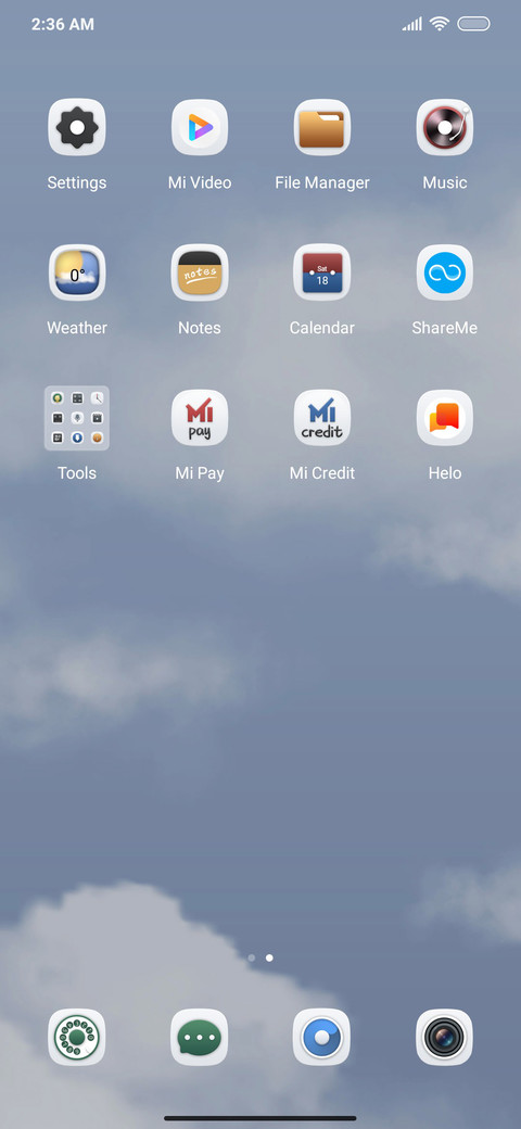 Weather diary screenshot