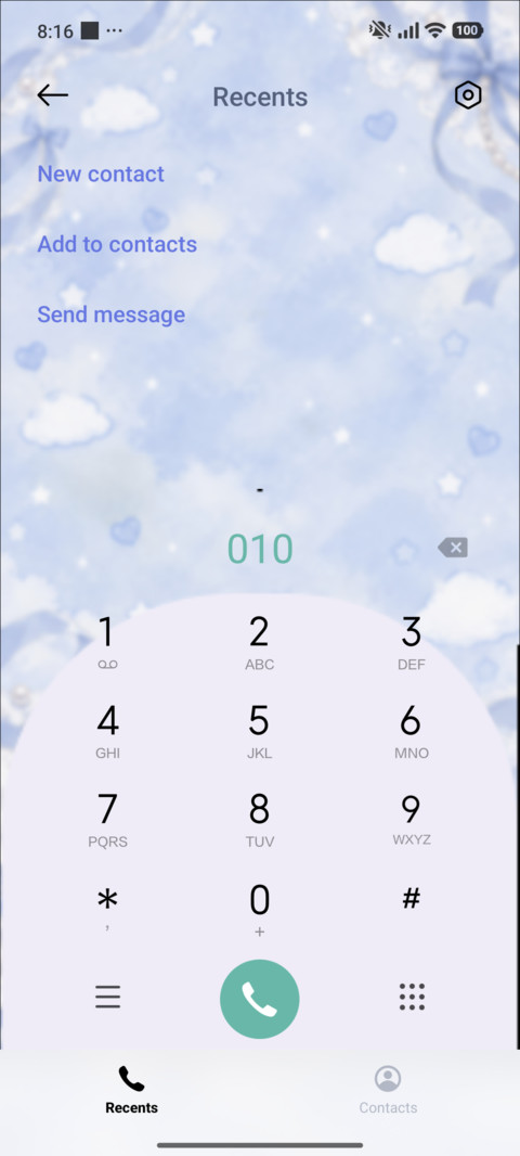 Blue Anime Girl screenshot