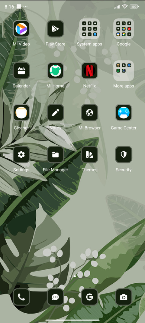 Greenery screenshot