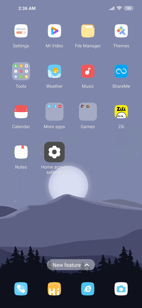 Clean screenshot