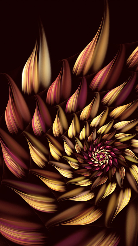 Spiral flower screenshot