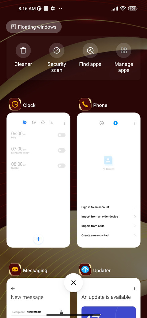 Luxury red screenshot
